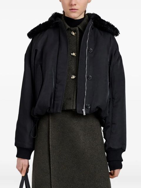 Proenza Schouler Vadra padded bomber jacket - Black