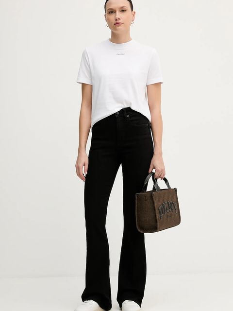 Calvin Klein t-shirt bawełniany damski kolor biały LV147C857G - zdjęcie produktu nr 2