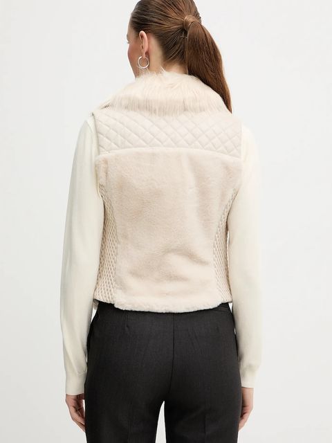 Guess bezrękawnik AMARI kolor beżowy przejściowy W5BL0I KCP70