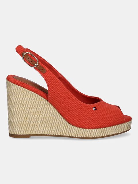 Tommy Hilfiger sandały FLAG HIGH WEDGE ESPAD SLINGBACK - zdjęcie produktu nr 1