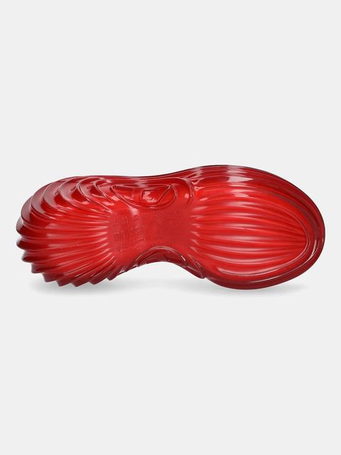 Melissa klapki MELISSA PLATFORM DIESEL AD damskie kolor czerwony na platformie M 36152
