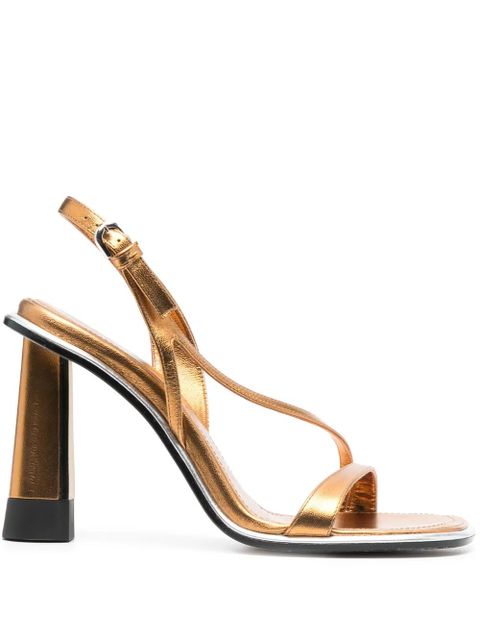 ETRO 120mm metallic-finish sandals - Gold - zdjęcie produktu nr 1