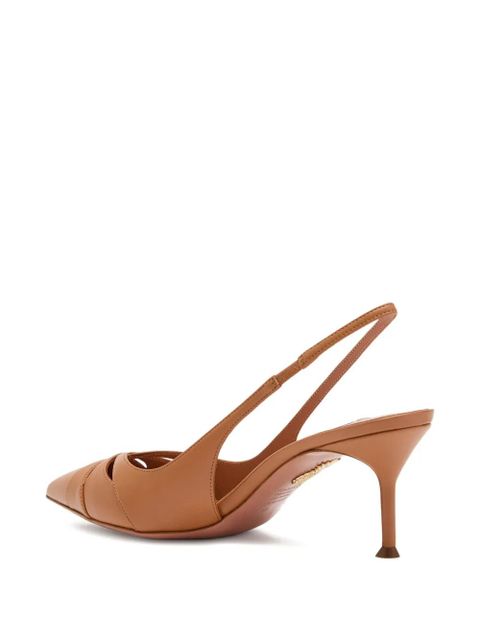 Aquazzura 65mm Moves slingback pumps - Brown