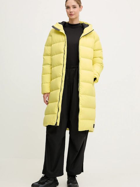 Jack Wolfskin kurtka puchowa Frozen Palace damska kolor żółty 1204133