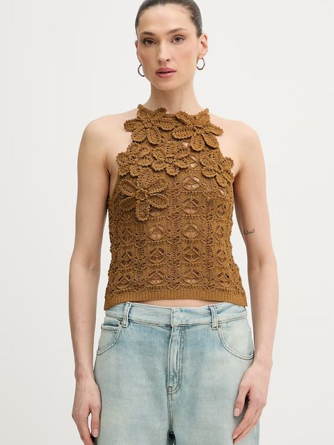 Pinko top damski bawełniany - zdjęcie produktu nr 1