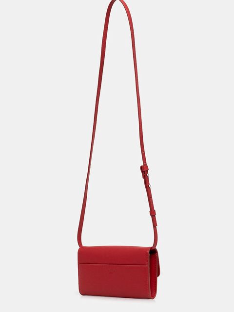 Weekend Max Mara torebka skórzana PEGASO kolor czerwony 2615711034600 - zdjęcie produktu nr 2