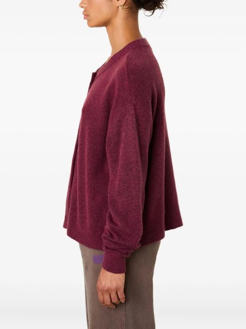 American Vintage Damsville button cardigan - Red