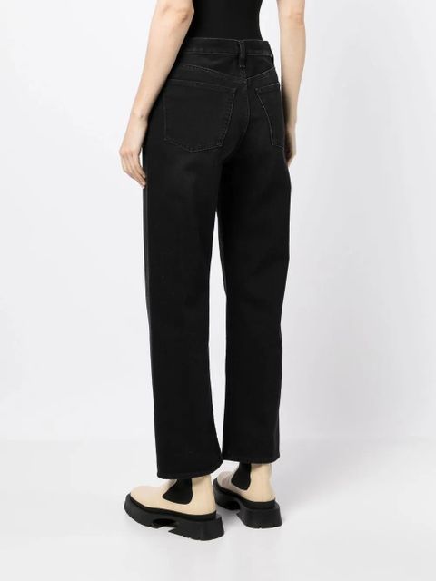 TOTEME twisted seam wide-leg jeans - Black