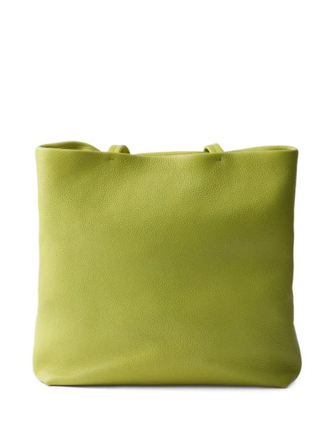 Prada large leather tote bag - Green