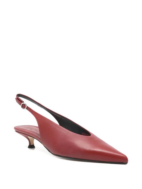 Aeyde Camila slingback pointed pumps - Red - zdjęcie produktu nr 2