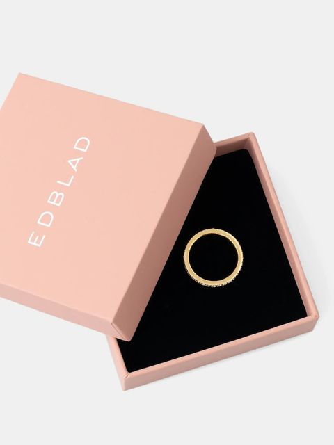 EDBLAD pierścionek pozłacany Glow 106509