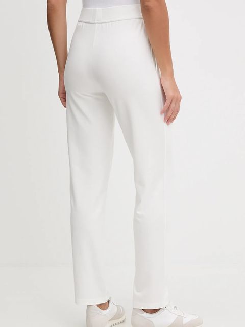 HUGO spodnie dresowe damskie kolor beżowy gładkie 50556808 - zdjęcie produktu nr 2