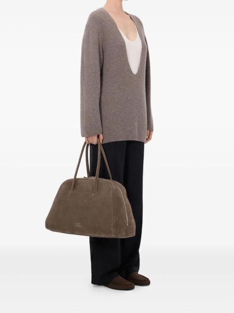 LouLou de Saison Gabe ribbed U neck sweater - Neutrals