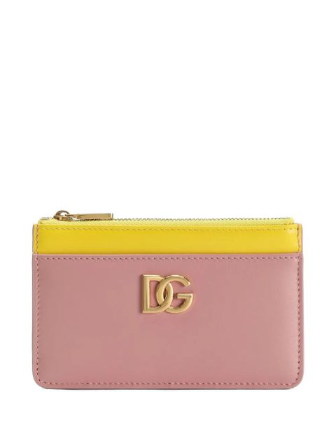 Dolce & Gabbana DG-plaque cardholder - Pink - zdjęcie produktu nr 1