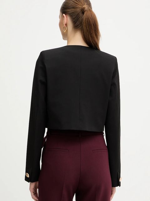 Morgan marynarka kolor czarny jednorzędowa gładka VPIE.F - zdjęcie produktu nr 2