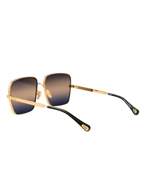 Chloé Eyewear Aly square-frame sunglasses - Gold