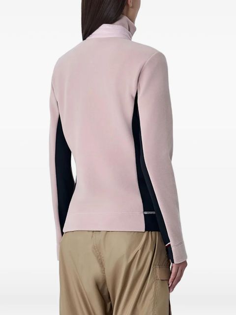 Moncler Grenoble half-zip contrast-panel sweatshirt - Pink - zdjęcie produktu nr 2