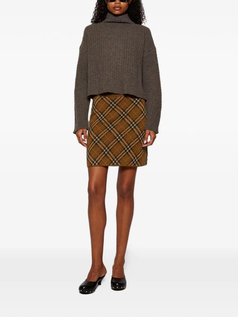 LouLou de Saison mock-neck long-sleeve jumper - Brown