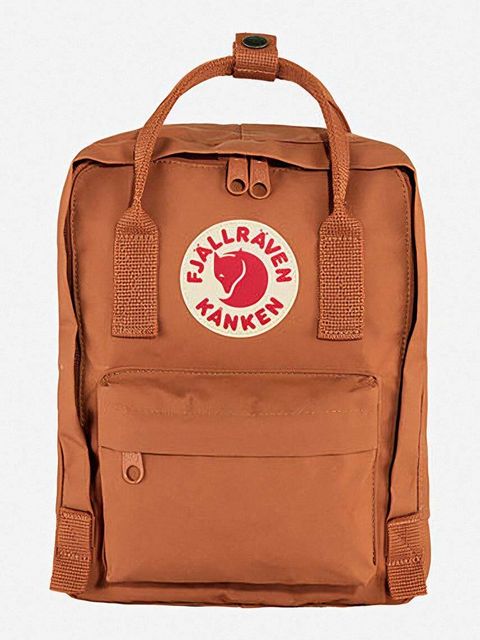 Fjallraven plecak Kanken Mini kolor pomarańczowy mały z aplikacją F23561.243-243 - zdjęcie produktu nr 1