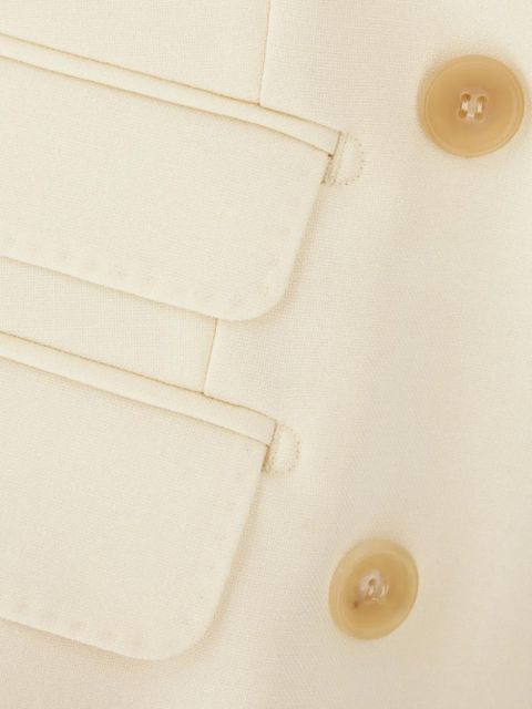 Max Mara double-breasted blazer - White