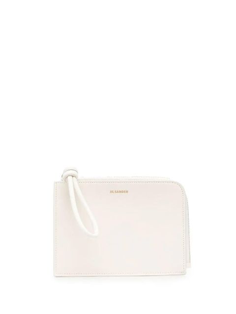 Jil Sander medium Giro leather coin purse - Neutrals - zdjęcie produktu nr 1