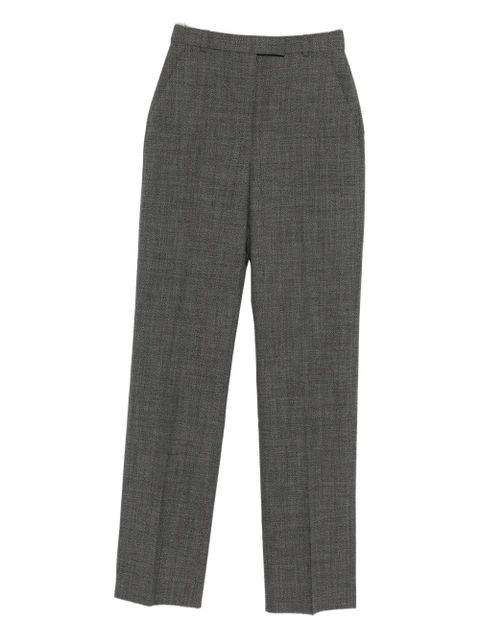 Alexander McQueen wool straight trousers - Grey