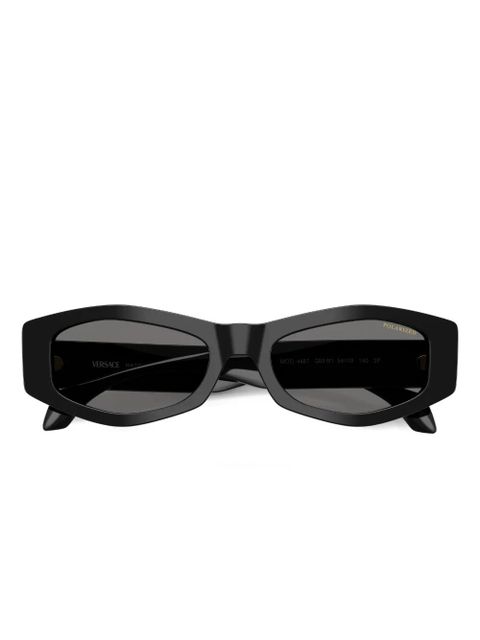 Versace Eyewear geometric-frame sunglasses - Black