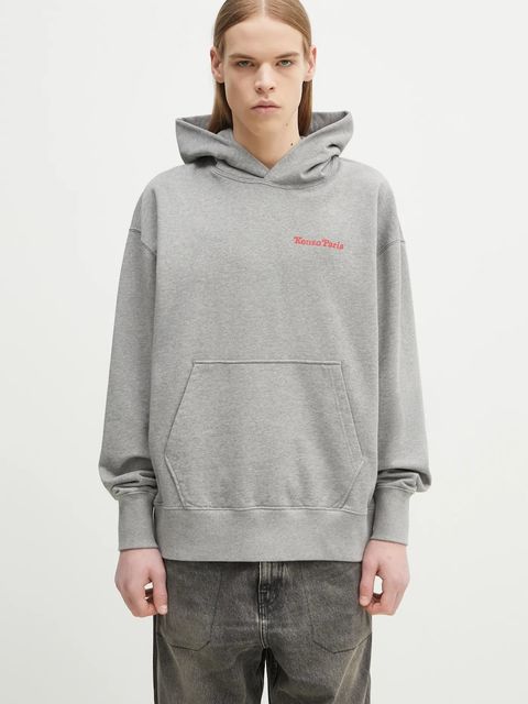 Kenzo bluza bawełniana x Verdy kolor szary z aplikacją FF58SW2404MF.94
