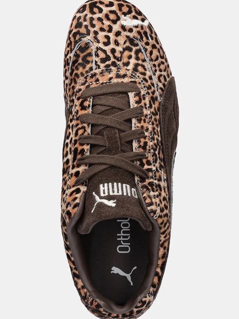 Puma sneakersy zamszowe Speedcat Wild Wns damskie kolor brązowy 406690