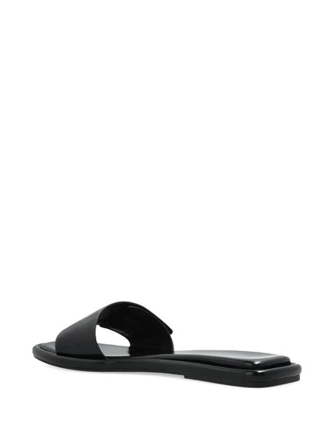 Tory Burch logo-detailing flat sandals - Black