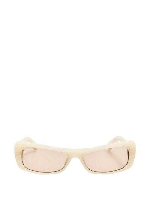 Jacquemus rectangle sunglasses - Neutrals - zdjęcie produktu nr 1