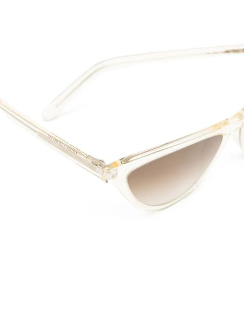 Saint Laurent Eyewear cat-eye frame sunglasses - Yellow