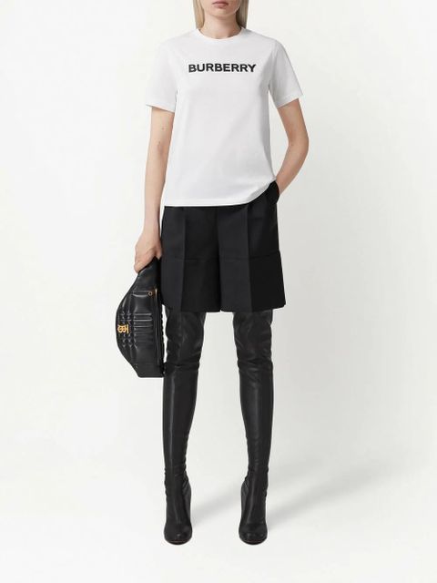 Burberry logo-print organic cotton T-shirt - White