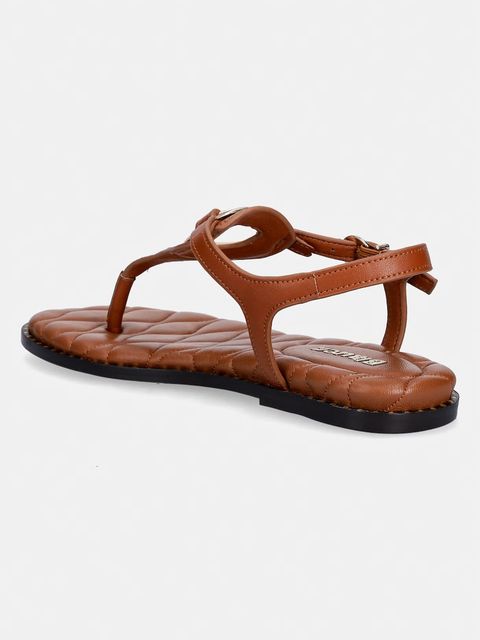 Blauer sandały skórzane ASHLEY02 - zdjęcie produktu nr 2