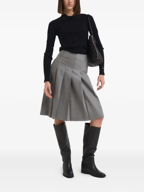 Max Mara pleated midi skirt - Grey - zdjęcie produktu nr 2