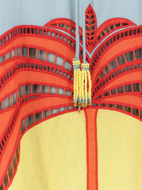 FARM Rio floral-print maxi dress - Blue