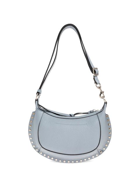 ISABEL MARANT Oskan Moon studded leather shoulder bag - Blue