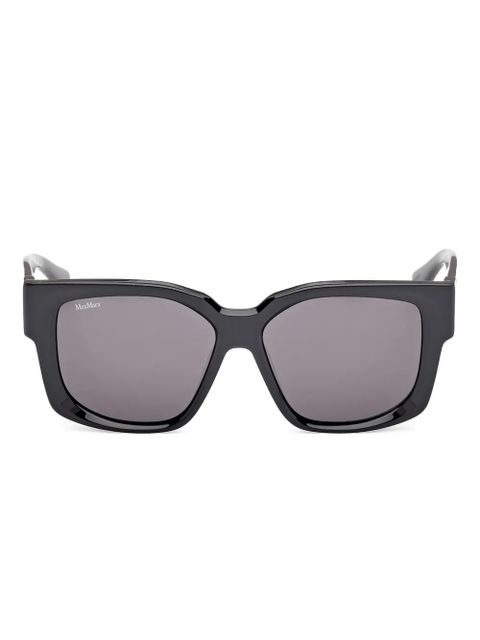 Max Mara Eyewear geometric-frame sunglasses - Black - zdjęcie produktu nr 1