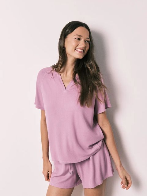 women'secret piżama dwuczęściowa damska z wiskozy - zdjęcie produktu nr 2