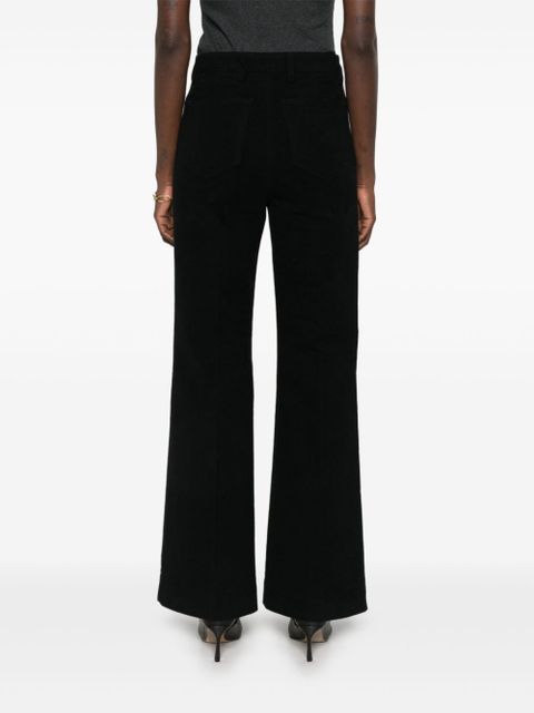 TOTEME flared trousers - Black