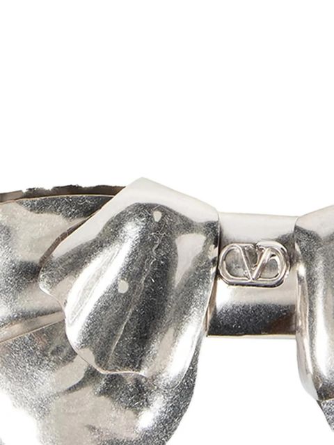 Valentino Garavani Trop Chou bow brooch - Silver - zdjęcie produktu nr 2