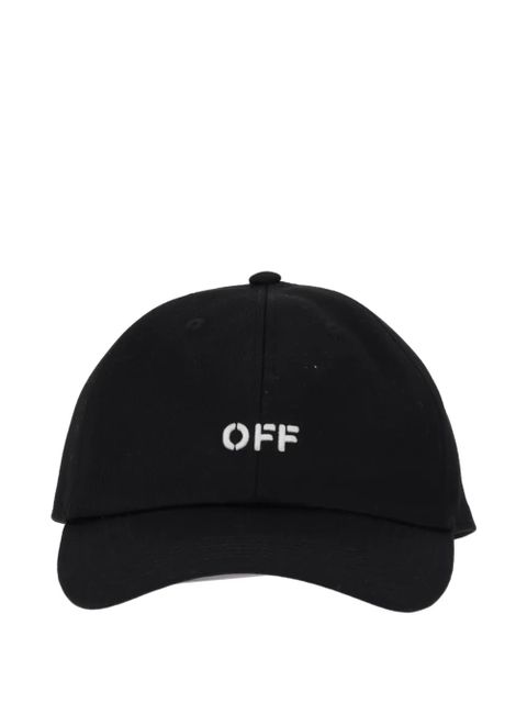 Off-White Off Stamp baseball cap - Black