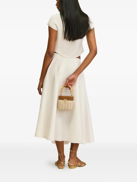 Cult Gaia Virginiana cropped T-shirt - White