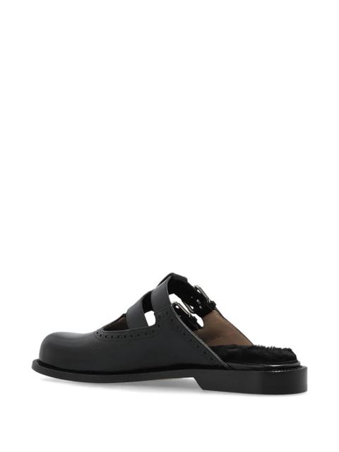 LOEWE leather mules - Black - zdjęcie produktu nr 2