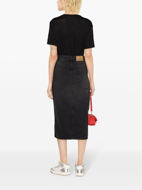 MARANT ÉTOILE Zewel logo-print T-shirt - Black