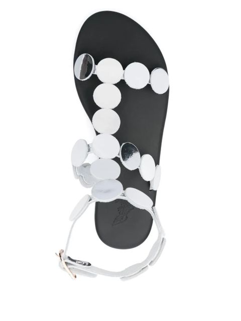 Ancient Greek Sandals Triton sandals - Silver
