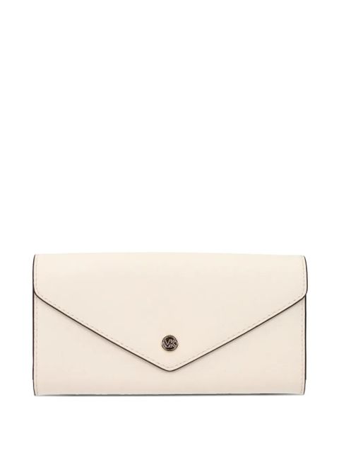 Michael Kors logo-plaque leather wallet - Neutrals - zdjęcie produktu nr 1