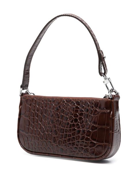 BY FAR Mini Rachel tote bag - Brown