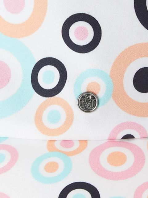 Maison Michel Angele graphic-print cotton bucket hat - White - zdjęcie produktu nr 2