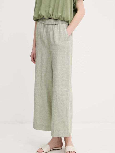 United Colors of Benetton spodnie lniane - zdjęcie produktu nr 1